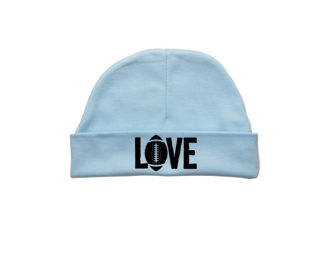 Love Football Baby Beanie