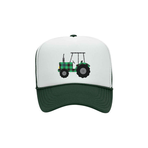 Plaid Tractor Hat