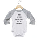 I Just Got Here And I Already Hate The Cardinals Baby Onesie