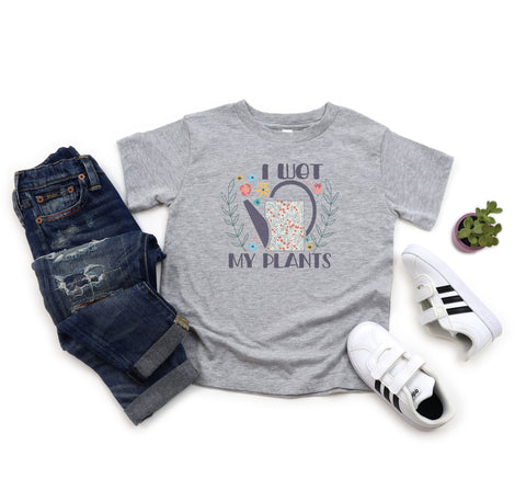 I Wet My Plants Toddler/Youth Shirt