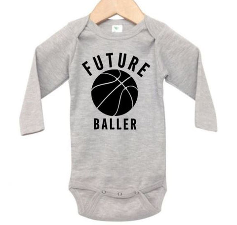 Future Baller (Basketball) Baby Onesie