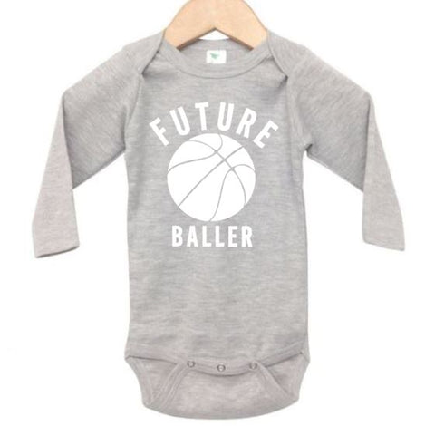 Future Baller (Basketball) Baby Onesie