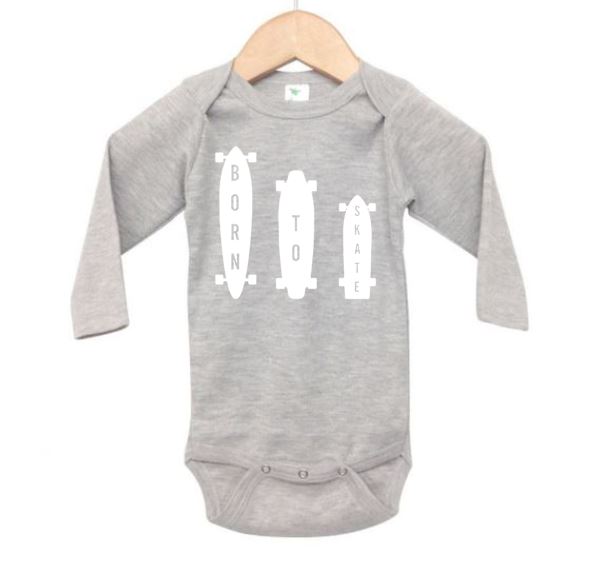 Born To Skate Baby Onesie