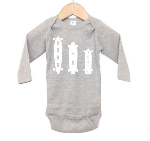 Born To Skate Baby Onesie