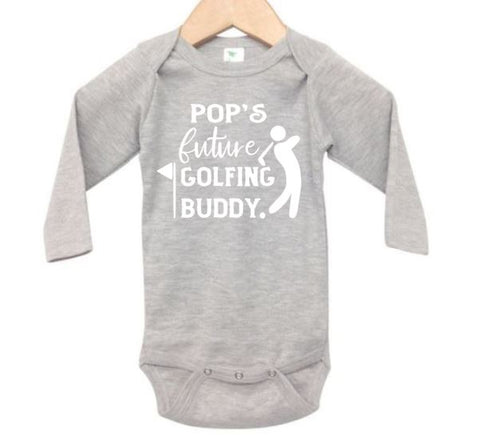Pop's Future Golfing Buddy Baby Onesie