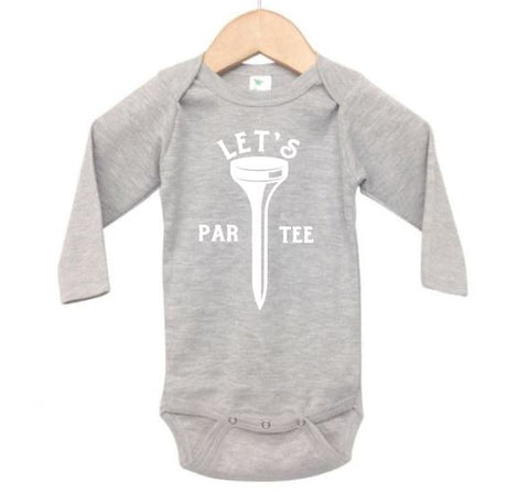 Let's Par Tee Baby Onesie