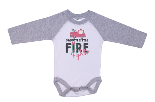 Daddy's Little Firefighter Baby Onesie