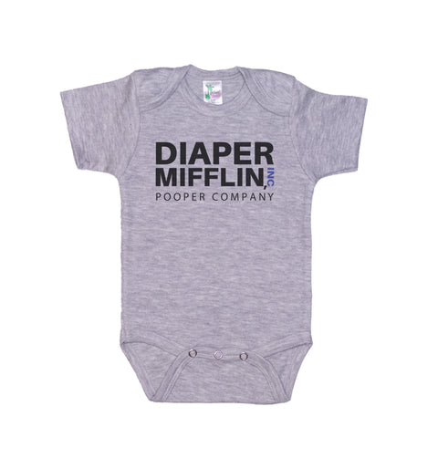 Diaper Mifflin Baby Onesie