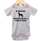 Warning Protected By A Great Dane Baby Onesie
