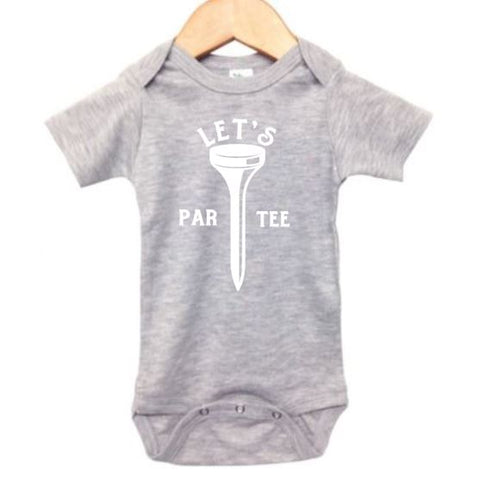 Let's Par Tee Baby Onesie