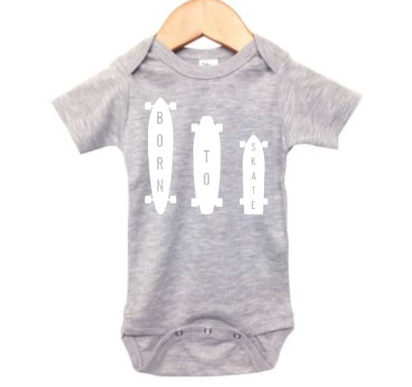 Born To Skate Baby Onesie