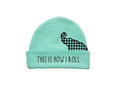 This Is How I Roll (Houndstooth Elephant) Baby Beanie
