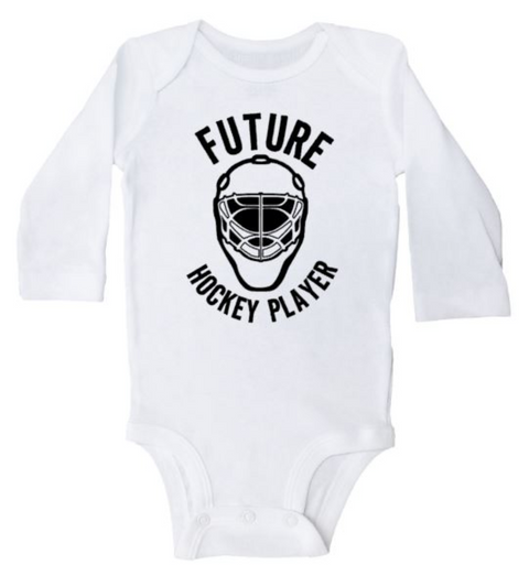 Future Hockey Player Baby Onesie