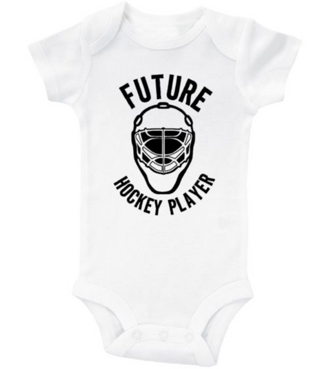 Future Hockey Player Baby Onesie