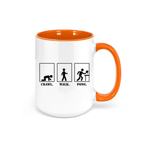 Crawl Walk Pong Mug