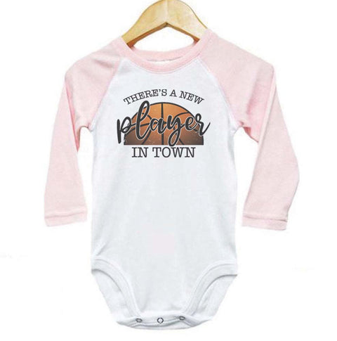 There's A New Player In Town (Basketball) Baby Onesie