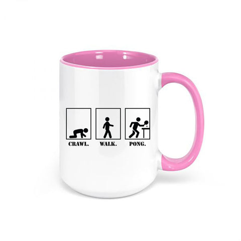 Crawl Walk Pong Mug