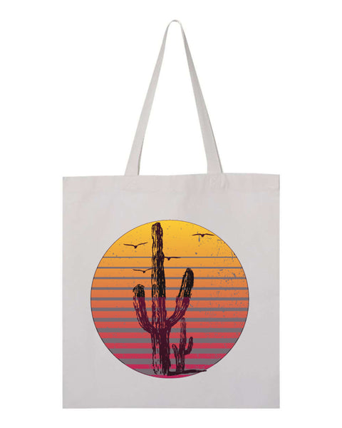 Cactus Sunset Tote Bag