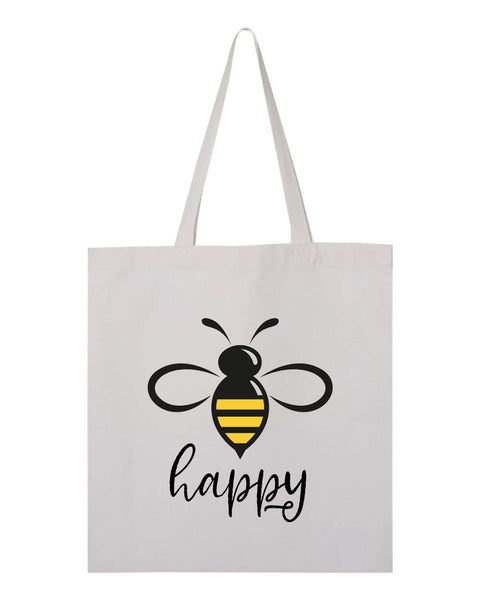 Bee Happy Tote Bag