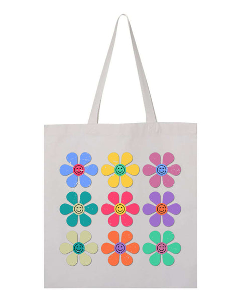 Colorful Daisies Tote Bag