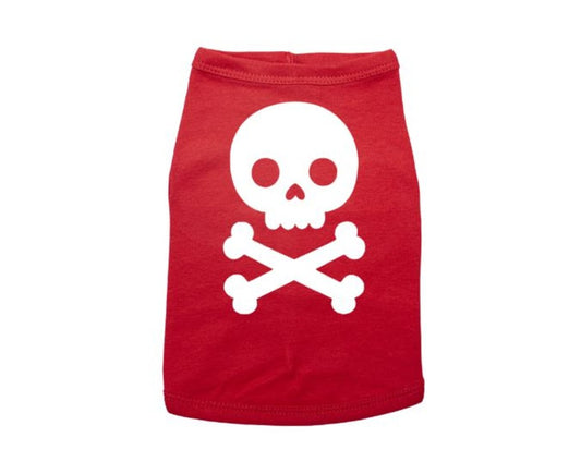 Skull And Bones Dog Shirt