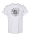 Sunflower Sketch Unisex Adult Shirt