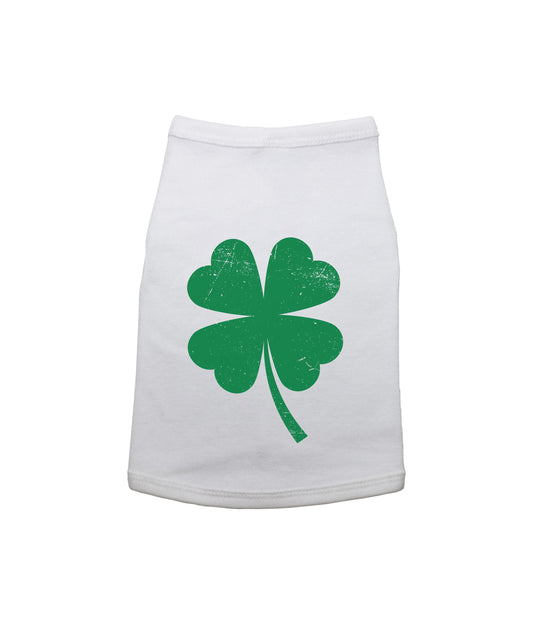 Four Leaf Clover Dog Shirt