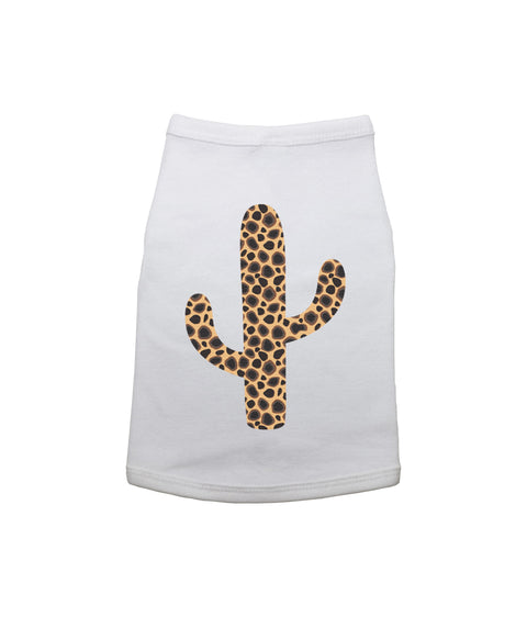 Leopard Cactus Dog Shirt