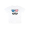 American Glasses And Mustache Toddler/Youth Shirt
