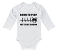 Born To Play Drums Just Like Daddy Baby Onesie