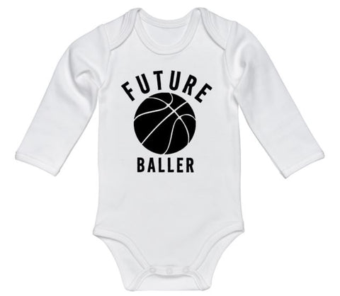 Future Baller (Basketball) Baby Onesie