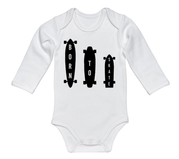 Born To Skate Baby Onesie