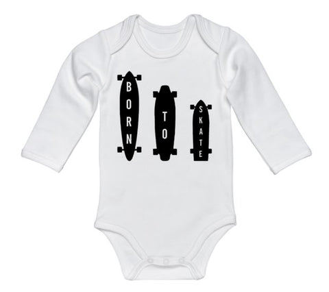 Born To Skate Baby Onesie