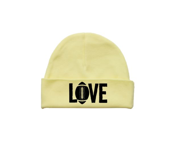Love Football Baby Beanie