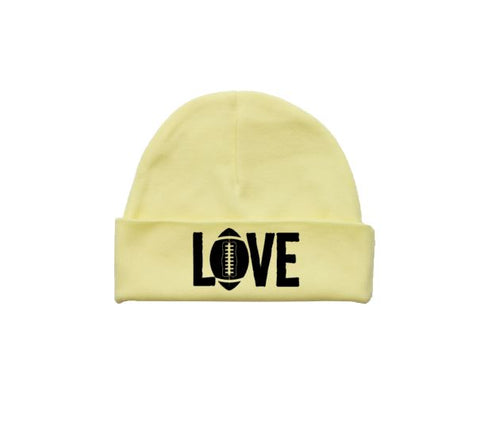 Love Football Baby Beanie