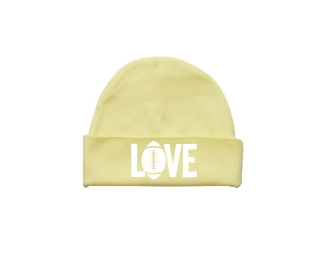 Love Football Baby Beanie