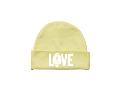 Love Football Baby Beanie