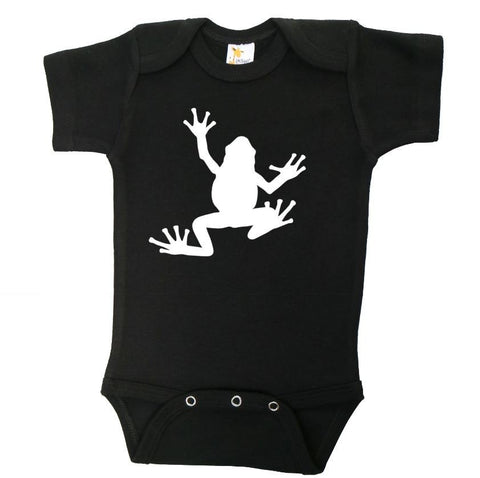 Frog Baby Onesie, Frogs, Newborn Frog Outfit, Trendy Infant Frog Romper, Frog Bodysuit, Frog Onesie, Cute Frog Onesie, Baby Shower Gift - Chase Me Tees LLC