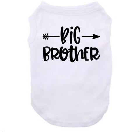 Big Brother Dog Shirt, Baby Announcement Dog Shirt, Big Bro Dog Shirt, Big Brother Puppy T, Big Bro Puppy Tee, Pregnancy Reveal, Dog Shirt - Chase Me Tees LLC