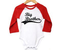 Big Brother Onesie, Big Brother Established, Big Brother Raglan, Big Bro Onesie, Big Brother Bodysuit, Baby Announcement, Big Brother Romper - Chase Me Tees LLC