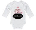 On Sunday's We Watch The Falcons, Falcons Onesie, Football Onesie, Football Bodysuit, Falcons Bodysuit, Atlanta Football, Falcons Football - Chase Me Tees LLC
