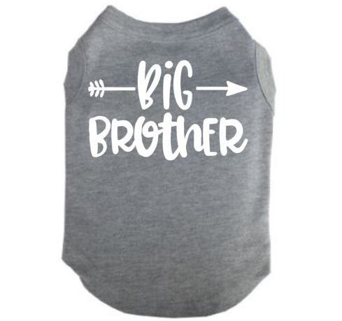 Big Brother Dog Shirt, Baby Announcement Dog Shirt, Big Bro Dog Shirt, Big Brother Puppy T, Big Bro Puppy Tee, Pregnancy Reveal, Dog Shirt - Chase Me Tees LLC