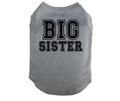 Big Sister Dog Shirt, Big Sister Puppy T, Big Sister Varsity Font, Baby Announcement Dog Shirt, Big Sister Dog T, Big Sis Dog T, Big Sister - Chase Me Tees LLC