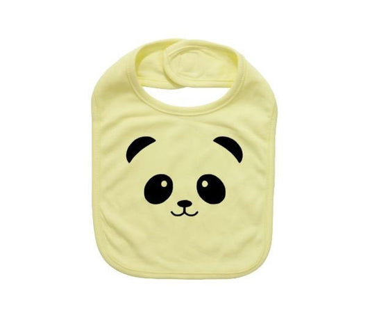 Cute Baby Bib, Panda Face, Panda Bear, Baby Panda Apparel, Baby Shower, Gift For Baby, Panda Bear Apparel, Funny Infant Bibs, Newborn Bibs - Chase Me Tees LLC