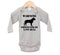 Pit Bull Onesie, Warning Protected By A Pit Bull, Baby Pit Bull Bodysuit, Infant Pit Bull Outfit, Pit Bull Apparel, Newborn Pit Bull Onesie - Chase Me Tees LLC