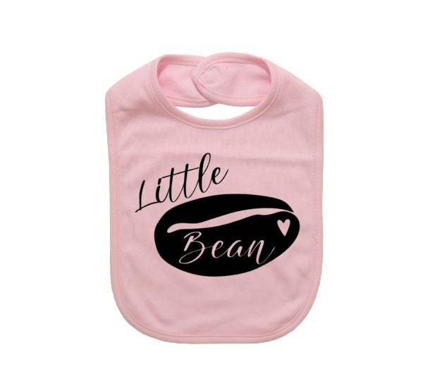 Cute Baby Bib, Little Bean, Little Bean Bib, Baby Shower, Gift For Baby, Newborn Bibs, Little Bean Baby, Infant Gift, Baby Shower Gift, Cute - Chase Me Tees LLC