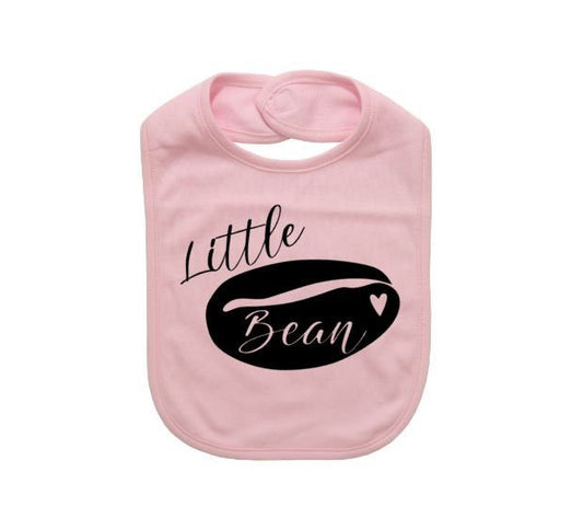 Cute Baby Bib, Little Bean, Little Bean Bib, Baby Shower, Gift For Baby, Newborn Bibs, Little Bean Baby, Infant Gift, Baby Shower Gift, Cute - Chase Me Tees LLC