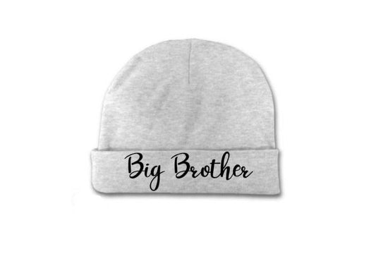 Big Brother Beanie, Big Brother Hat, Baby Big Brother, Baby Announcement, Big Bro Hat, Baby Beanie, Big Bro Baby Hat, Pregnancy Reveal, Bro - Chase Me Tees LLC