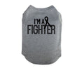I'm A Fighter, Cancer Dog Shirt, Cancer Awareness, Dog Shirt, Puppy Shirt, Cancer Puppy Shirt, Cancer Awareness T, Pet Supplies, Dog Apparel - Chase Me Tees LLC
