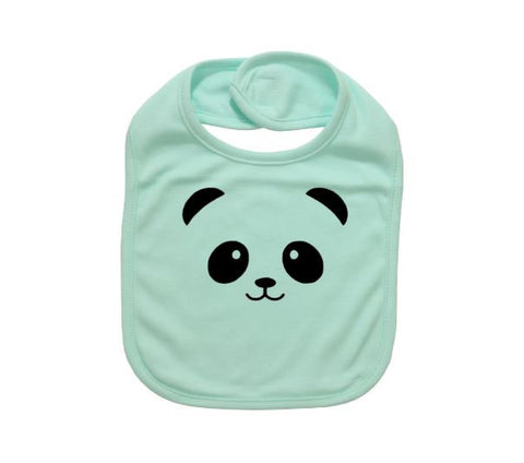 Cute Baby Bib, Panda Face, Panda Bear, Baby Panda Apparel, Baby Shower, Gift For Baby, Panda Bear Apparel, Funny Infant Bibs, Newborn Bibs - Chase Me Tees LLC